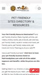 Mobile Screenshot of petfriendlysites.com